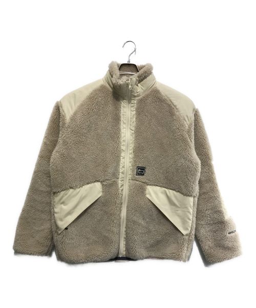 WOOLRICH（ウールリッチ）WOOLRICH (ウールリッチ) TERRA PILE FLEECE JACKET 2.0 ベージュ サイズ:Sの古着・服飾アイテム