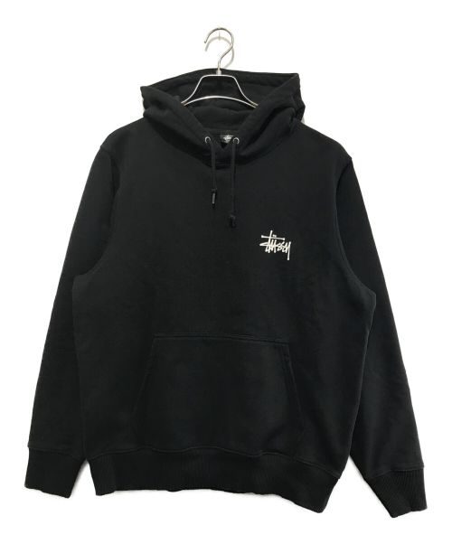 stussy（ステューシー）stussy (ステューシー) BASIC STUSSY HOOD ブラック サイズ:Sの古着・服飾アイテム