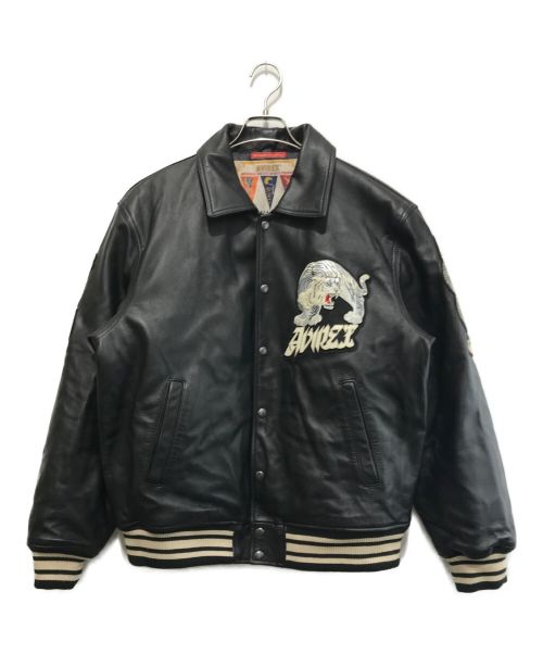 AVIREX（アヴィレックス）AVIREX (アヴィレックス) VARSITY JACKET TIGER ブラック サイズ:Lの古着・服飾アイテム