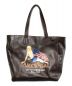 AVIREX（アヴィレックス）の古着「“YANKEE GAL”NOSE ART LEATHER TOTE BAG」｜ブラウン