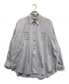 SYU.HOMME/FEMMシュウオムフェム）の古着「Door Long sleeve shirts type Business」｜ブルー