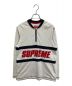 SUPREME（シュプリーム）の古着「ハーフジップロングTシャツ」｜グレー