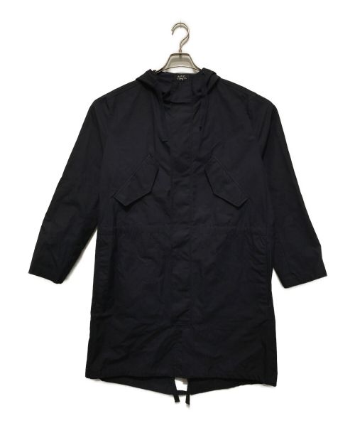 A.P.C.（アーペーセー）A.P.C. (アー・ペー・セー) フーデッドコート ネイビー サイズ:Sの古着・服飾アイテム