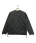 TAION (タイオン) V NECK ZIP JACKET ブラック サイズ:M：7000円