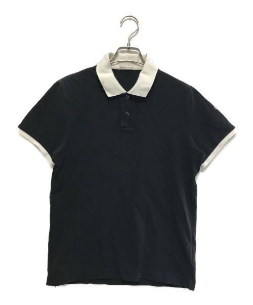 MONCLER（モンクレール）MONCLER (モンクレール) MAGLIA POLO MANICA CORTA ブラック サイズ:Sの古着・服飾アイテム