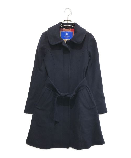 BLUE LABEL CRESTBRIDGE（ブルーレーベルクレストブリッジ）BLUE LABEL CRESTBRIDGE (ブルーレーベルクレストブリッジ) ウールコート ネイビー サイズ:36の古着・服飾アイテム