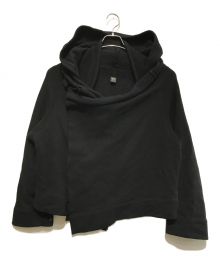 Y's（ワイズ）の古着「BUDDHA ASYMMETRIC HOODED JACKET」｜ブラック