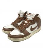 NIKEナイキ）の古着「DUNK HIGH RETRO PRM Vintage Pecan and Sail」｜ホワイト×ブラウン