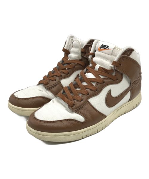 NIKE（ナイキ）NIKE (ナイキ) DUNK HIGH RETRO PRM Vintage Pecan and Sail ホワイト×ブラウン サイズ:US10.5の古着・服飾アイテム