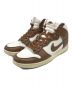 NIKE（ナイキ）の古着「DUNK HIGH RETRO PRM Vintage Pecan and Sail」｜ホワイト×ブラウン