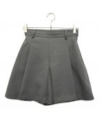 LE CIEL BLEUルシェルブルー）の古着「Tuck Flair Shorts」｜グレー