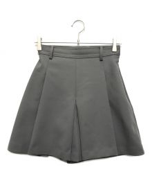 LE CIEL BLEU（ルシェルブルー）の古着「Tuck Flair Shorts」｜グレー