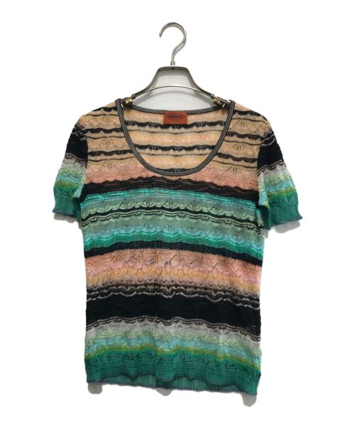 missoni（ミッソーニ）MISSONI (ミッソーニ) マルチニット マルチカラー サイズ:ーの古着・服飾アイテム