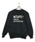 WTAPS (ダブルタップス) バックプリントスウェット ブラック サイズ:X03：16000円