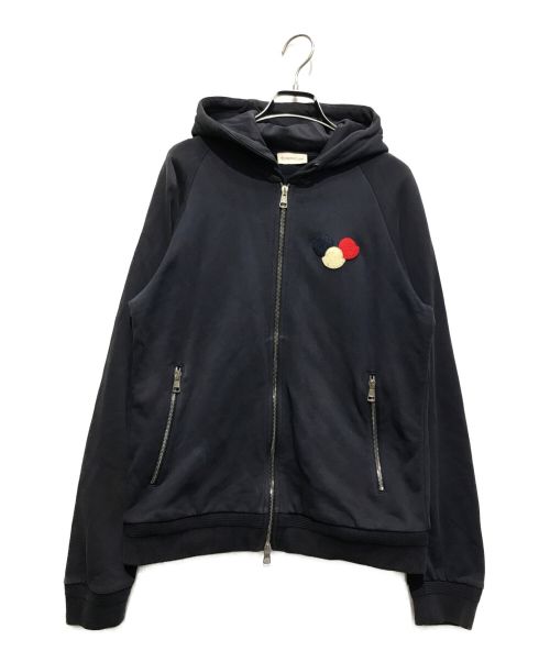 MONCLER（モンクレール）MONCLER (モンクレール) ジップパーカー ネイビー サイズ:Lの古着・服飾アイテム