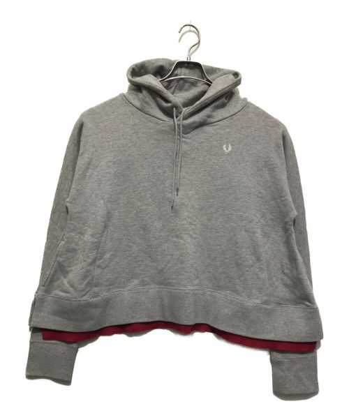 FRED PERRY（フレッドペリー）FRED PERRY (フレッドペリー) フードスウェット グレー サイズ:10の古着・服飾アイテム