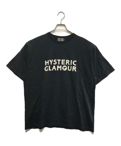 Hysteric Glamour（ヒステリックグラマー）Hysteric Glamour (ヒステリックグラマー) ロゴプリントTシャツ ブラック サイズ:XL 未使用品の古着・服飾アイテム