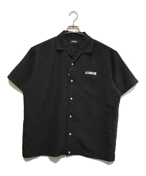 X-LARGE（エクストララージ）X-LARGE (エクストララージ) DRAWING OG S/S WORK SHIRT ブラック サイズ:L 未使用品の古着・服飾アイテム