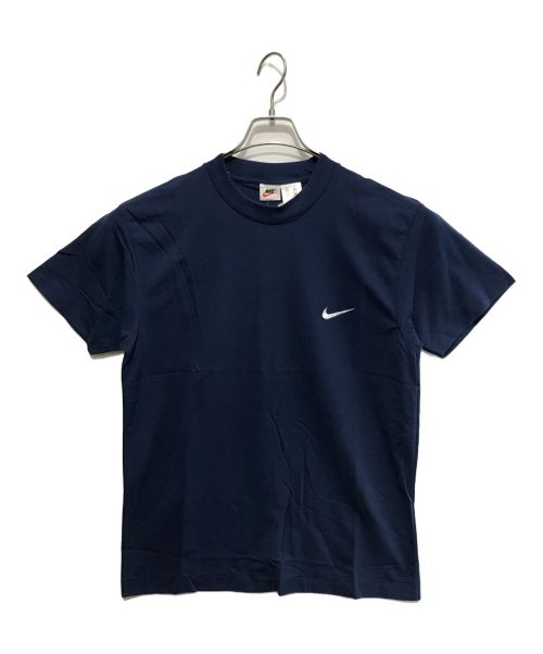 NIKE（ナイキ）NIKE (ナイキ) 90'sヴィンテージロゴ刺繍Tシャツ ネイビー サイズ:M 未使用品の古着・服飾アイテム