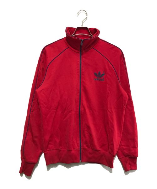 adidas（アディダス）adidas (アディダス) トラックジャケット レッド サイズ:Lの古着・服飾アイテム