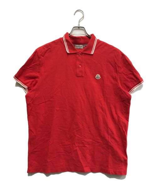 MONCLER（モンクレール）MONCLER (モンクレール) MAGLIA POLO MANICA CORTA レッド サイズ:XXLの古着・服飾アイテム