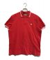 MONCLER（モンクレール）の古着「MAGLIA POLO MANICA CORTA」｜レッド