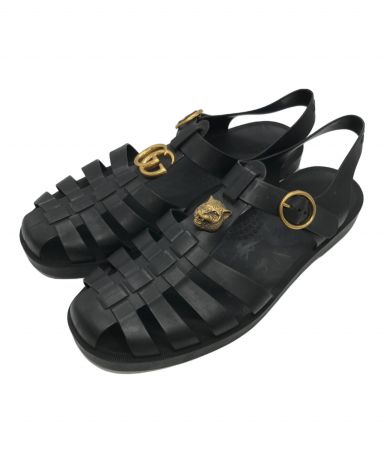 [中古]GUCCI(グッチ)のメンズ シューズ ラバーグルカサンダル