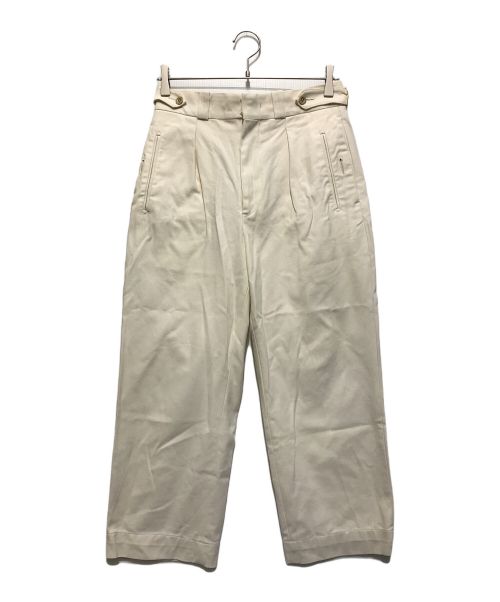 Tangent（タンジェント）Tangent (タンジェント) french army adjuster trousers アイボリー サイズ:44の古着・服飾アイテム