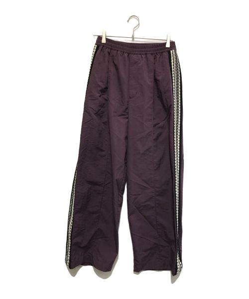 MAISON SPECIAL（メゾンスペシャル）MAISON SPECIAL (メゾンスペシャル) Washer Nylon Sideline Prime Wide Easy Pants パープルの古着・服飾アイテム