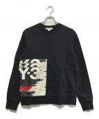 Y-3ワイスリー）の古着「CH1 GRAPHIC CREW SWEATSHIRT」｜ブラック