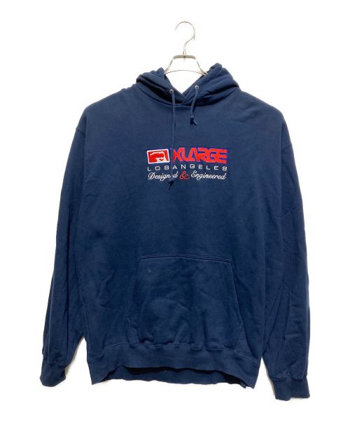 X-LARGE（エクストララージ）X-LARGE (エクストララージ) INC HOODED SWEATSHIRT ネイビー サイズ:XLの古着・服飾アイテム