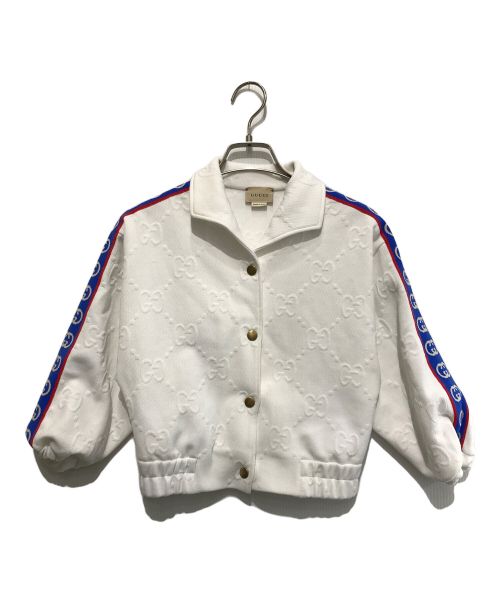 GUCCI（グッチ）GUCCI (グッチ) GG柄ジャケット ホワイト サイズ:6の古着・服飾アイテム