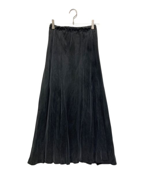 Plage（プラージュ）Plage (プラージュ) Fibril ギャザーロングスカート ブラック サイズ:36の古着・服飾アイテム