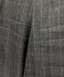 中古・古着 STUDIOUS (ステュディオス) Side Paneled Trousers Pinstripe グレー サイズ:2：5000円