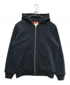 SUPREMEシュプリーム）の古着「Thermal Zip Up Hooded Sweatshirt Sweat（ サーマルジップアップフーデットスウェットシャツスウェット）」｜ネイビー