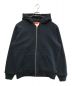 SUPREME（シュプリーム）の古着「Thermal Zip Up Hooded Sweatshirt Sweat（ サーマルジップアップフーデットスウェットシャツスウェット）」｜ネイビー