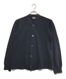 COMME des GARCONS HOMME DEUX（コムデギャルソン オム ドゥ）の古着「歪みボタンカーディガン」｜ネイビー