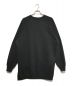 CDG (シーディージー) YI (ヤマイチ) YI OVERSIZED LONG BACK SWEATSHIRT ブラック サイズ:S：29000円