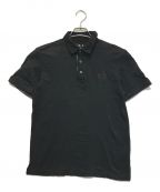 BLACK LABEL CRESTBRIDGEブラックレーベル クレストブリッジ）の古着「ポロシャツ」｜ブラック