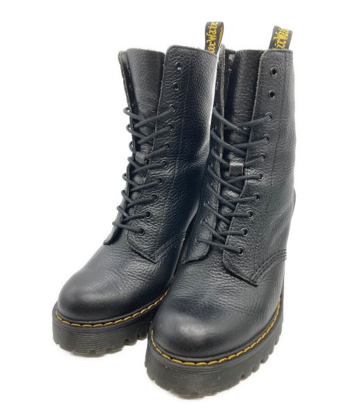 Dr.Martens（ドクターマーチン）Dr.Martens (ドクターマーチン) KENDRA10ホールブーツ ブラック サイズ:5の古着・服飾アイテム