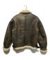 US SHEEPSKIN (USシープスキン) フライトジャケット ブラウン サイズ:US 38：10000円