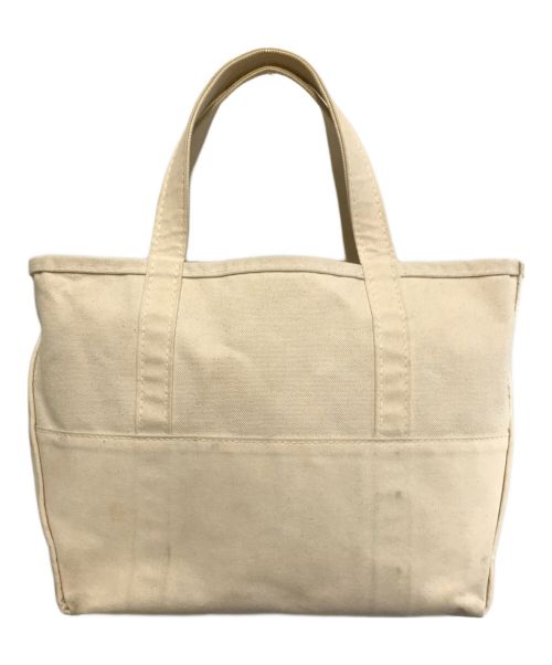 L.L.Bean（エルエルビーン）L.L.Bean (エルエルビーン) BEAMS (ビームス) BOAT AND TOTE（ボートアンドトート） アイボリーの古着・服飾アイテム