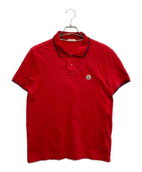 MONCLER（モンクレール）MONCLER (モンクレール) MAGLIA POLO MANICA CORTA レッド サイズ:Mの古着・服飾アイテム