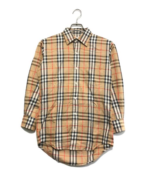 Burberry's（バーバリーズ）Burberry's (バーバリーズ) ノバチェックシャツ ベージュ サイズ:Sの古着・服飾アイテム