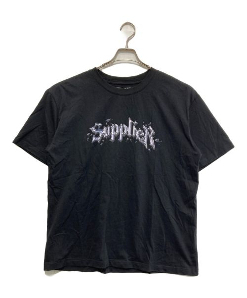 SUPPLIER（サプライヤー）SUPPLIER (サプライヤー) プリントTシャツ ブラック サイズ:XLの古着・服飾アイテム