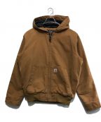 CarHarttカーハート）の古着「LOOSE FIT WASHED DUCK INSULATED ACTIVE JACKET」｜ブラウン