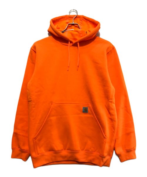 CarHartt（カーハート）CarHartt (カーハート) プルオーバーパーカー オレンジ サイズ:Mの古着・服飾アイテム