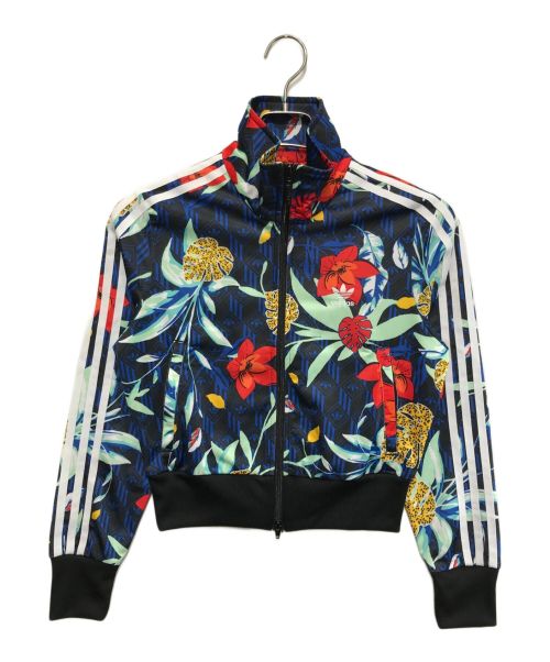 adidas Originals（アディダスオリジナル）adidas Originals (アディダスオリジナル) WOMEN HER STUDIO LONDON TRACK JACKET MULTI （ウーマンハースタジオロンドントラックジャケットマルチ） ブラック サイズ:Mの古着・服飾アイテム