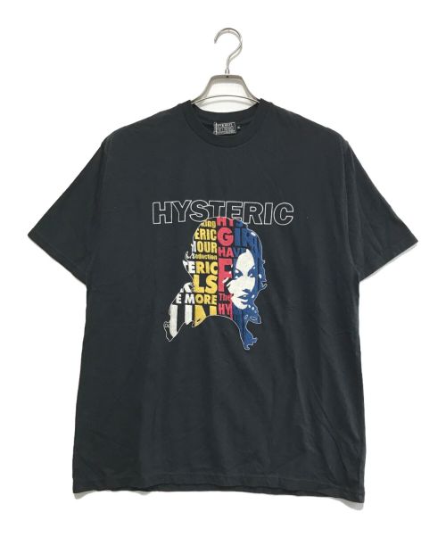 Hysteric Glamour（ヒステリックグラマー）Hysteric Glamour (ヒステリックグラマー) HAVE MORE FUN刺繍 Tシャツ ブラック サイズ:XL 未使用品の古着・服飾アイテム