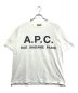 A.P.C.（アーペーセー）の古着「ロゴプリントTシャツ」｜ホワイト